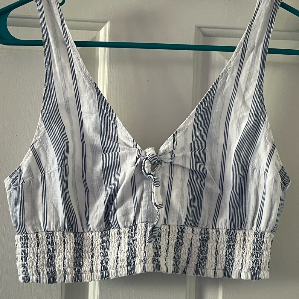 Abercrombie & Fitch striped crop top